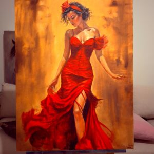 Dansçı kız Canvas Tablo